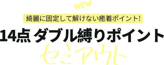 14点 ダブル縛りポイント セミアウト